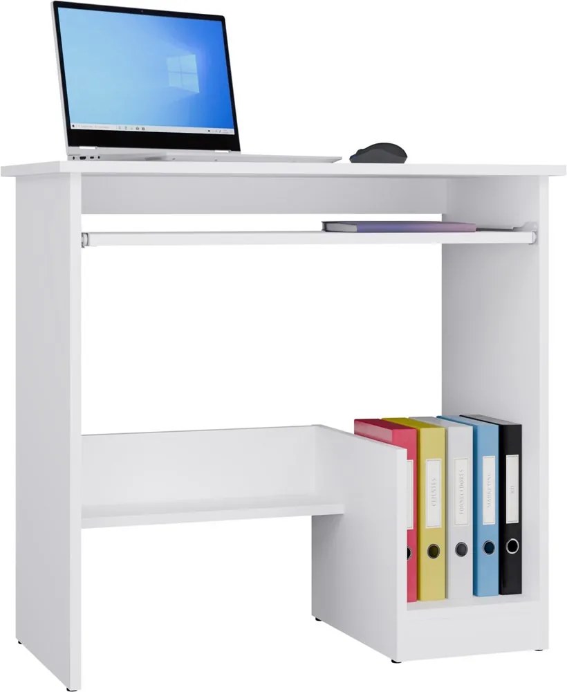 PC stolík Rosera 1 (biela). Akcia -20%. Vlastná spoľahlivá doprava až k Vám domov. 1132437