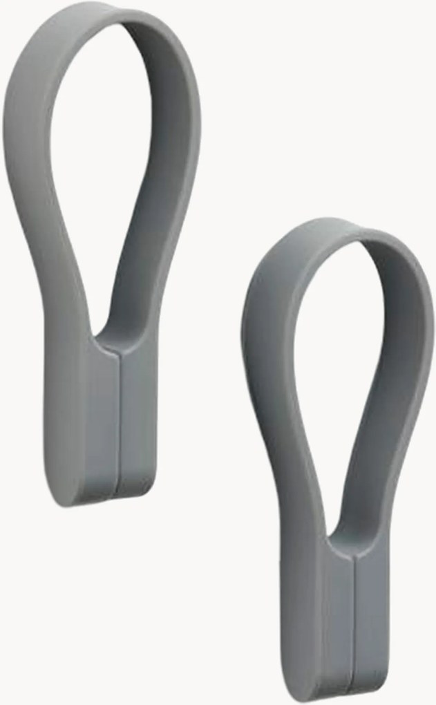 Silikónové magnetické držiaky na uteráky Loop, 2 ks