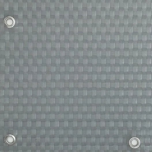 Balkónová zástena - umelý ratan, 0,9x5m - světlo šedá