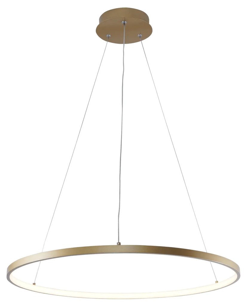 Moderný LED luster Breno 60 zlatá