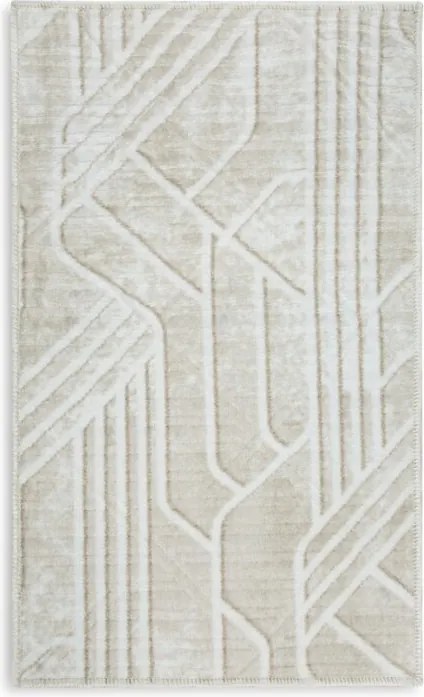 Dekorstudio Koberec do obývačky PRINT2, béžový Rozmer koberca: 50x80cm