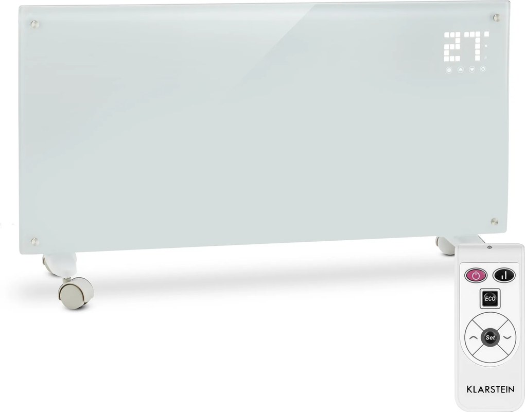 Klarstein Bornholm, konvektor, 2000 W, LED displej, 2 stupne ohrevu, biely