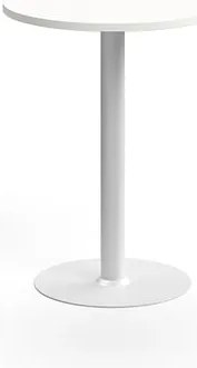 Barový stôl VERTICUS, Ø700x900 mm, biely
