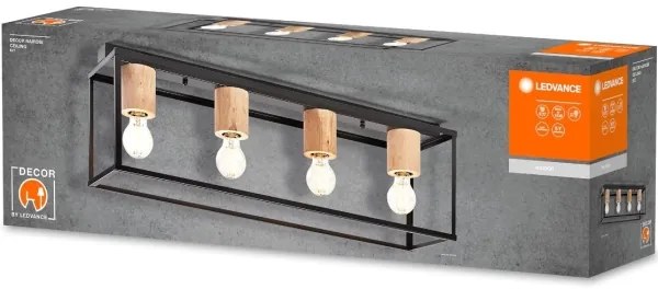 Ledvance - Prisadený luster DECOR 4xE27/15W/230V