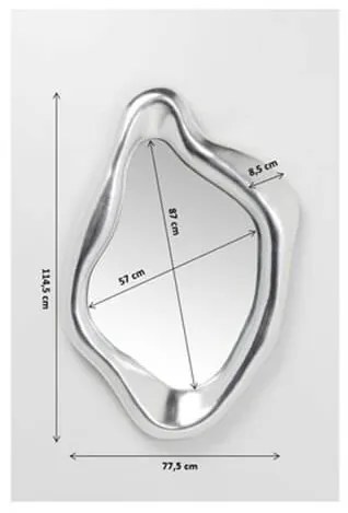 Hologram zrkadlo strieborné 119x76