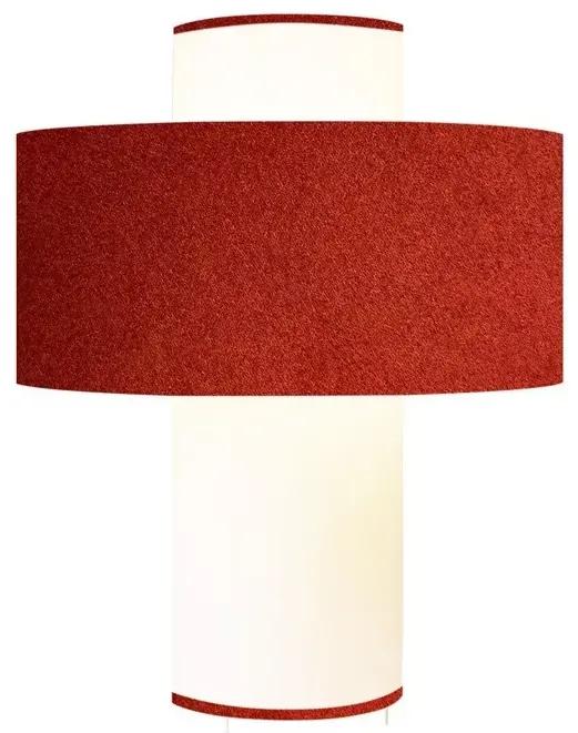 Stolná lampa do obývačky Emilio Red