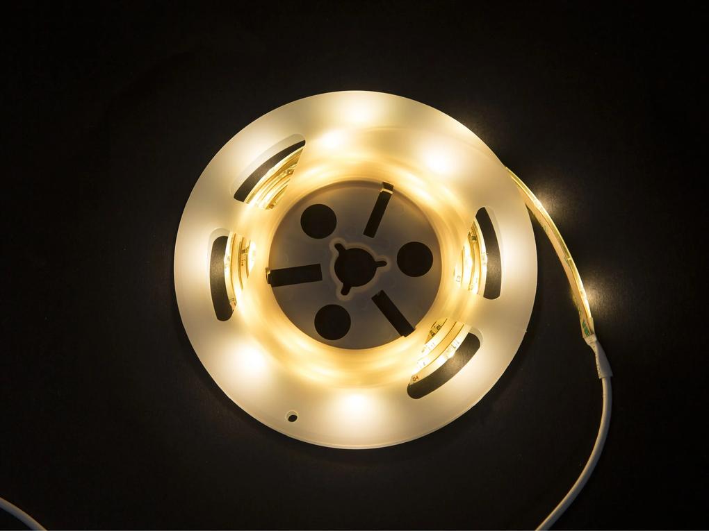 LED pásik so senzorom pohybu 2 x 120 cm biely Beliani
