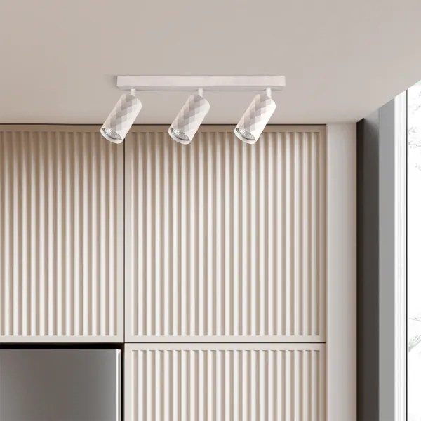 Brilagi - Bodové svietidlo SELE DIAMANT 3xGU10/30W/230V biela