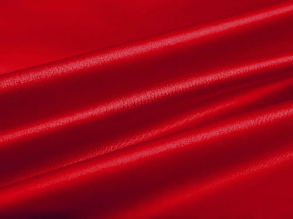 Biante Saténový behúň na stôl polyesterový Satén LUX-013 Červený 20x140 cm
