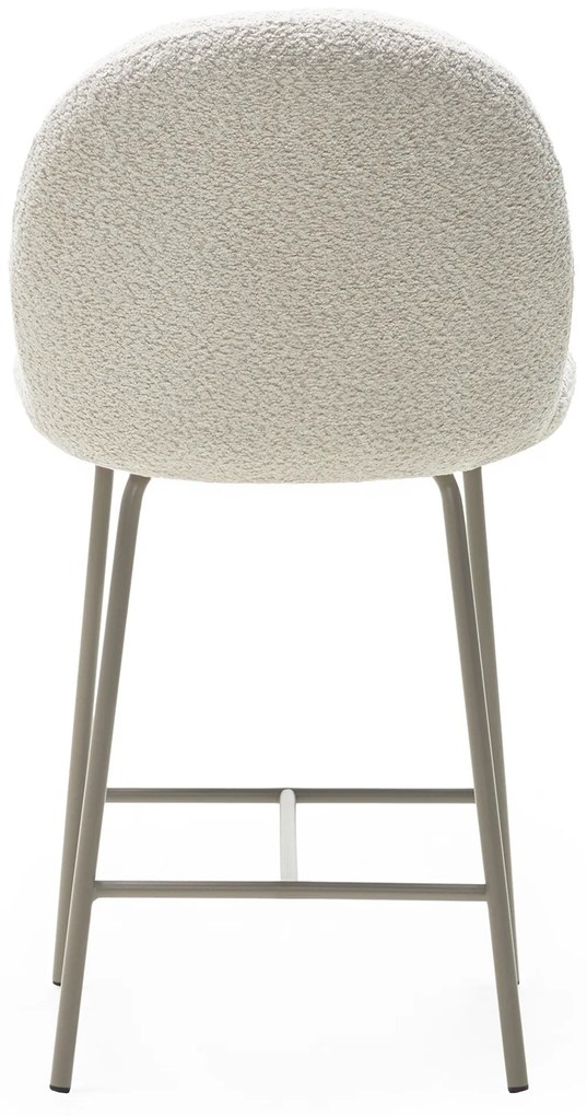 Čalouněná barová židle Fiori béžová