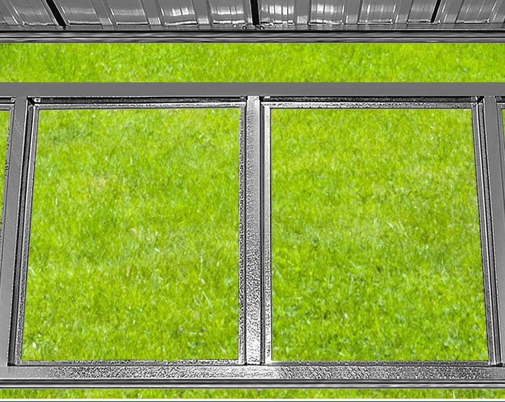 Záhradný domček na náradie L, 196x122x182cm, antracitová Jurhan