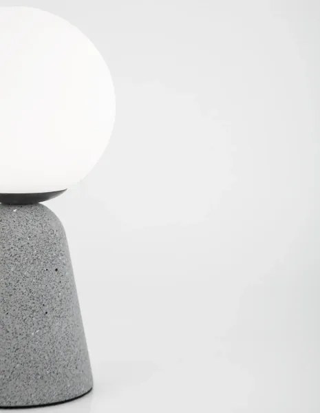 Dizajnová stolová lampa Zero 10 Svetlá sivé