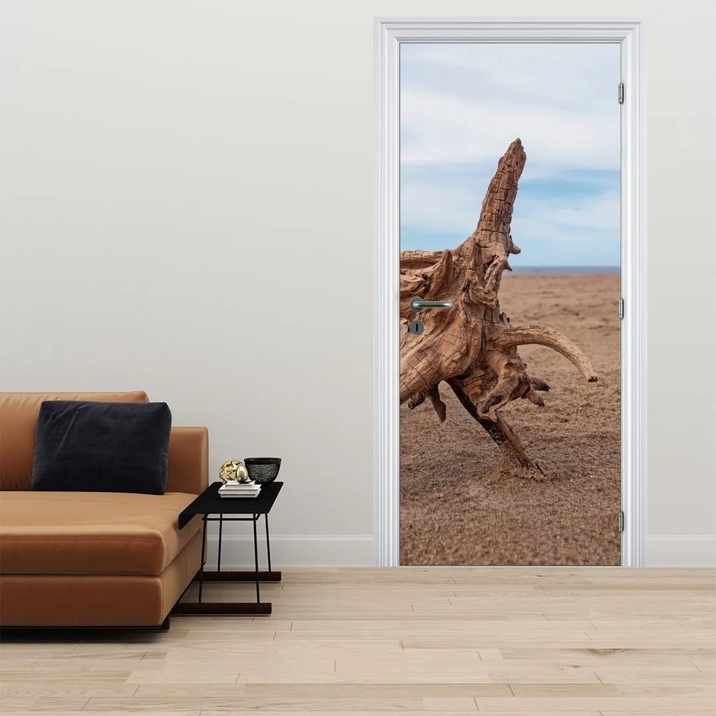Fototapeta na dvere - Vyplavené morom (95x205cm)