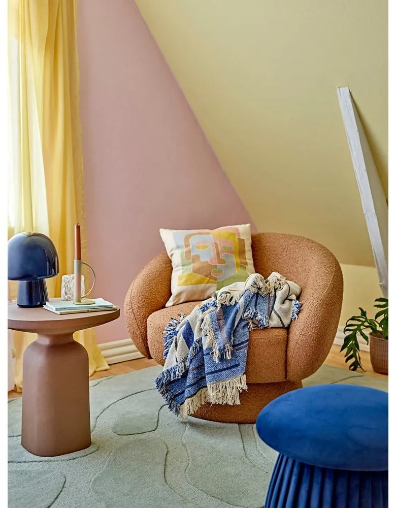 Tmavomodrý taburet Roberta – Bloomingville