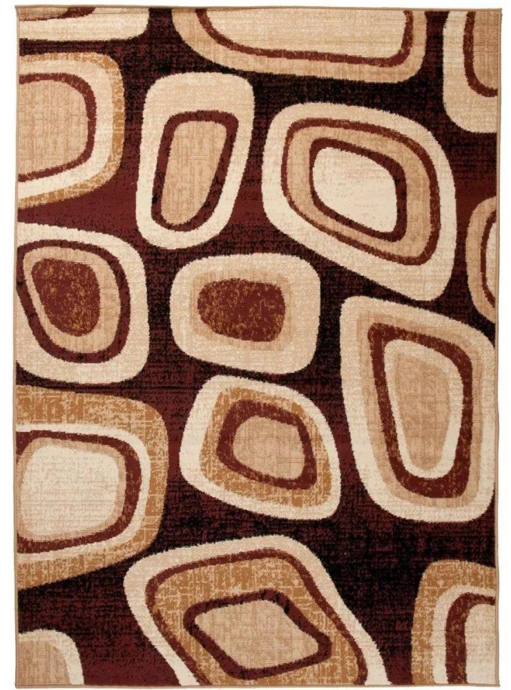 Kusový koberec PP Pilos hnedý 130x190cm
