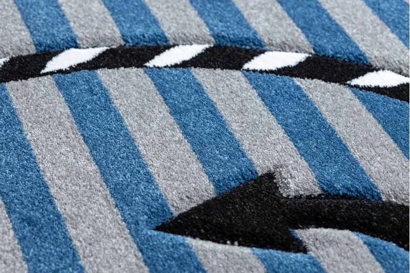 Dywany Łuszczów, Detský kusový koberec Petit Marine anchor sea blue, 160x220, modrá, detská izba