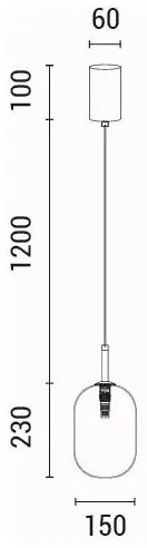 Luster na lanku 1xE14/25W/230V biela pr. 15 cm