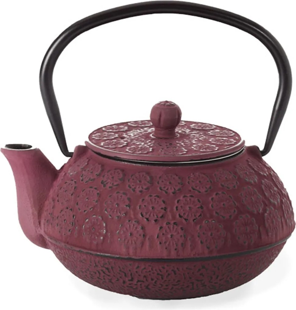 Yuma liatinová kanvica – vínová, 600 ml