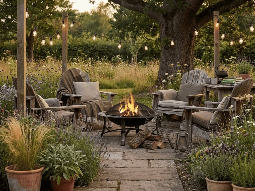 Kovové prenosné ohnisko FIREBOWL ∅ 90 cm, čierne