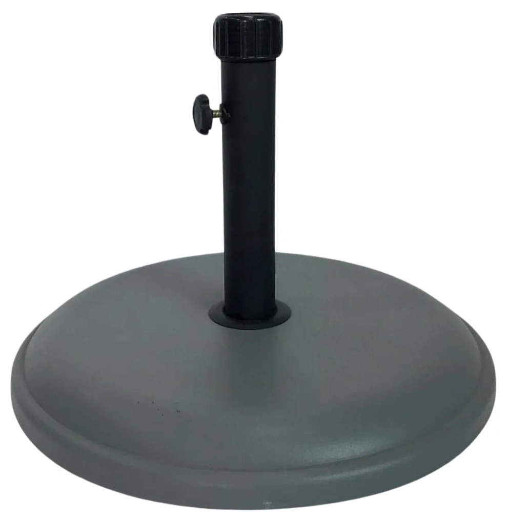 Betónový stojan na slnečník 16kg - sivý