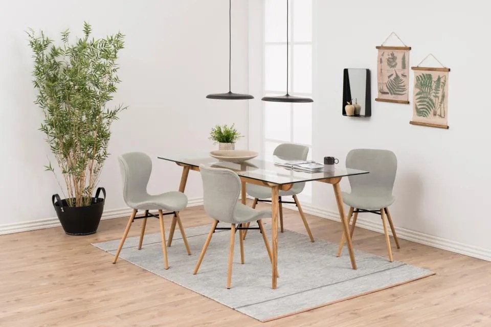 Béžová Stolička Batilda A1 hnedá 82.5 × 47 × 53 cm ACTONA