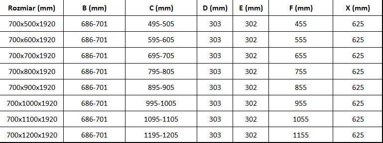 Mexen Lima, sprchovací kút 70 (dvere) x 100 (stena) cm, 6mm číre sklo, chrómový profil, 856-070-100-01-00