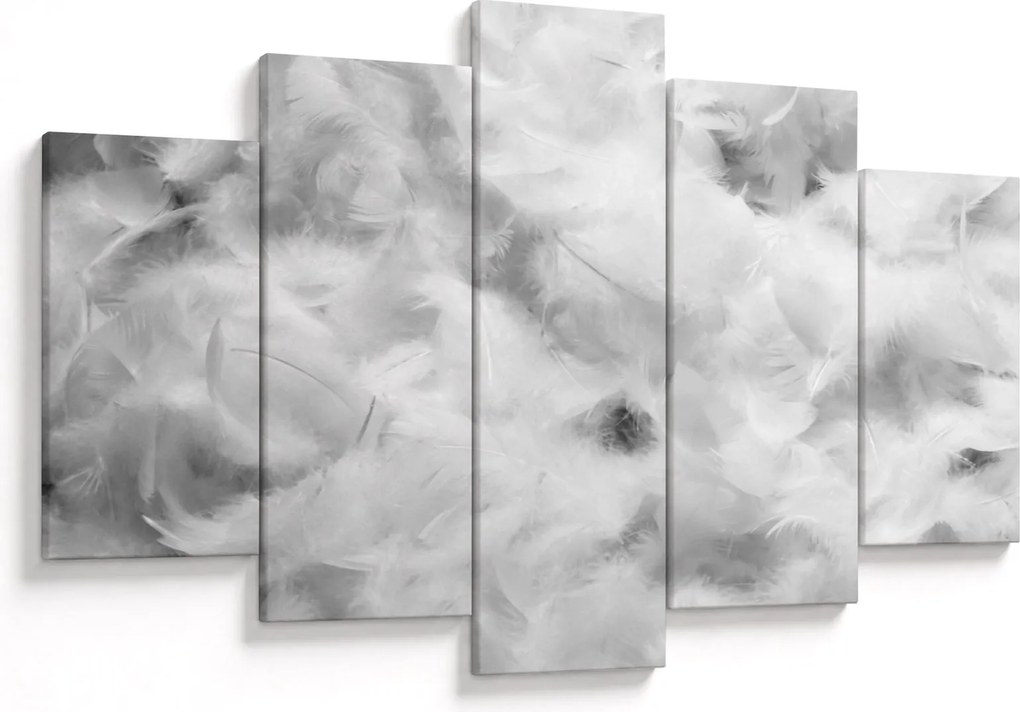 Obraz - Oblaky perie (150x105 cm)