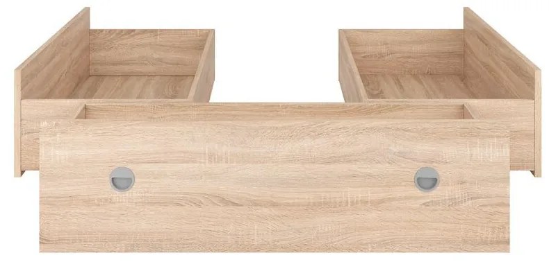 Zásuvky pod posteľ BRW Nepo Plus 140 cm (dub sonoma) (3ks). Akcia -30%. Vlastná spoľahlivá doprava až k Vám domov. 1098324