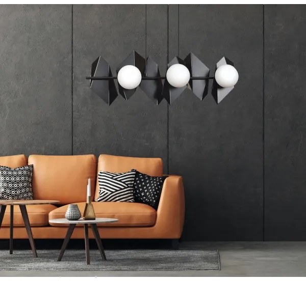 Luster na lanku DRIFTON 6xE14/10W/230V čierna