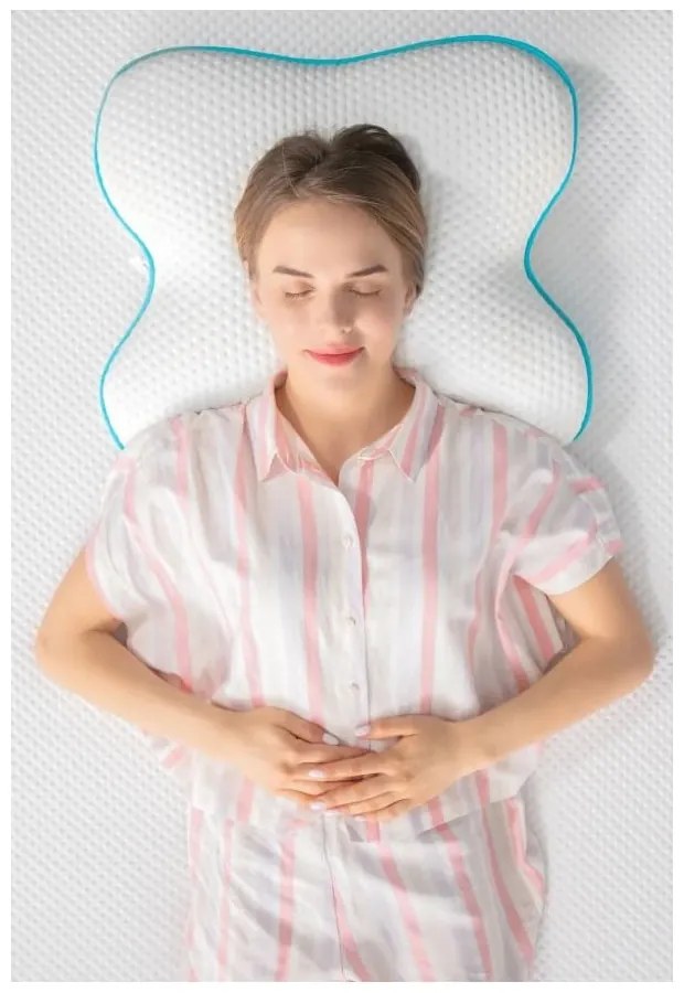 Anatomický vankúš s výplňou z pamäťovej peny 46x55 cm – Mila Home