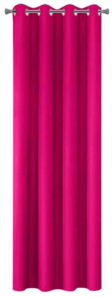 ZÁVES NA KRÚŽKOCH RITA 140X250 CM AMARANT