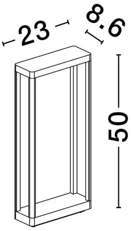 Vonkajšia lampa Cosmic 75