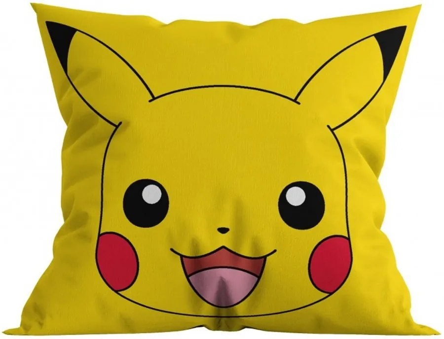 Vankúš Pokémon Pikachu - 40 x 40 cm