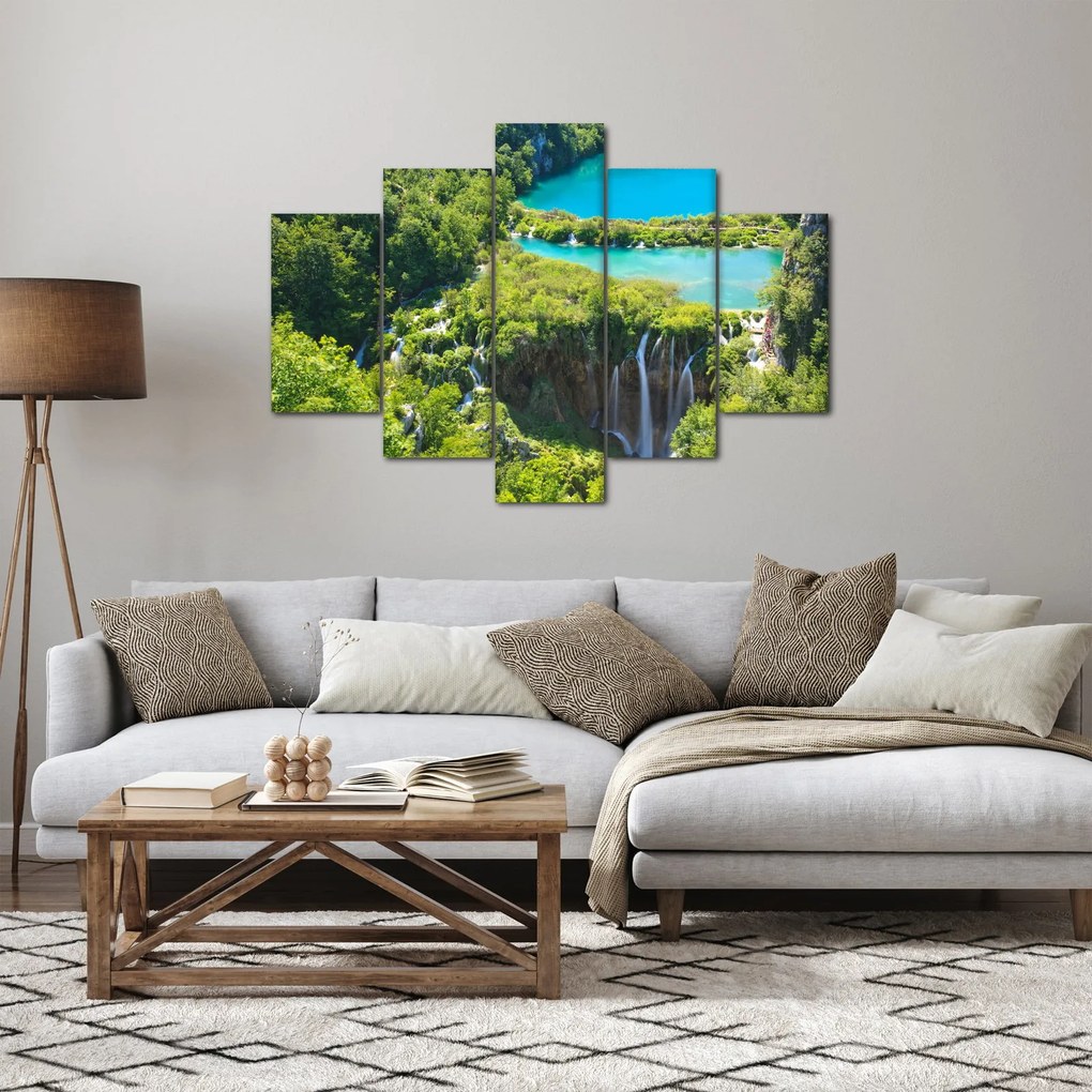Obraz - Vodopády (150x105 cm)