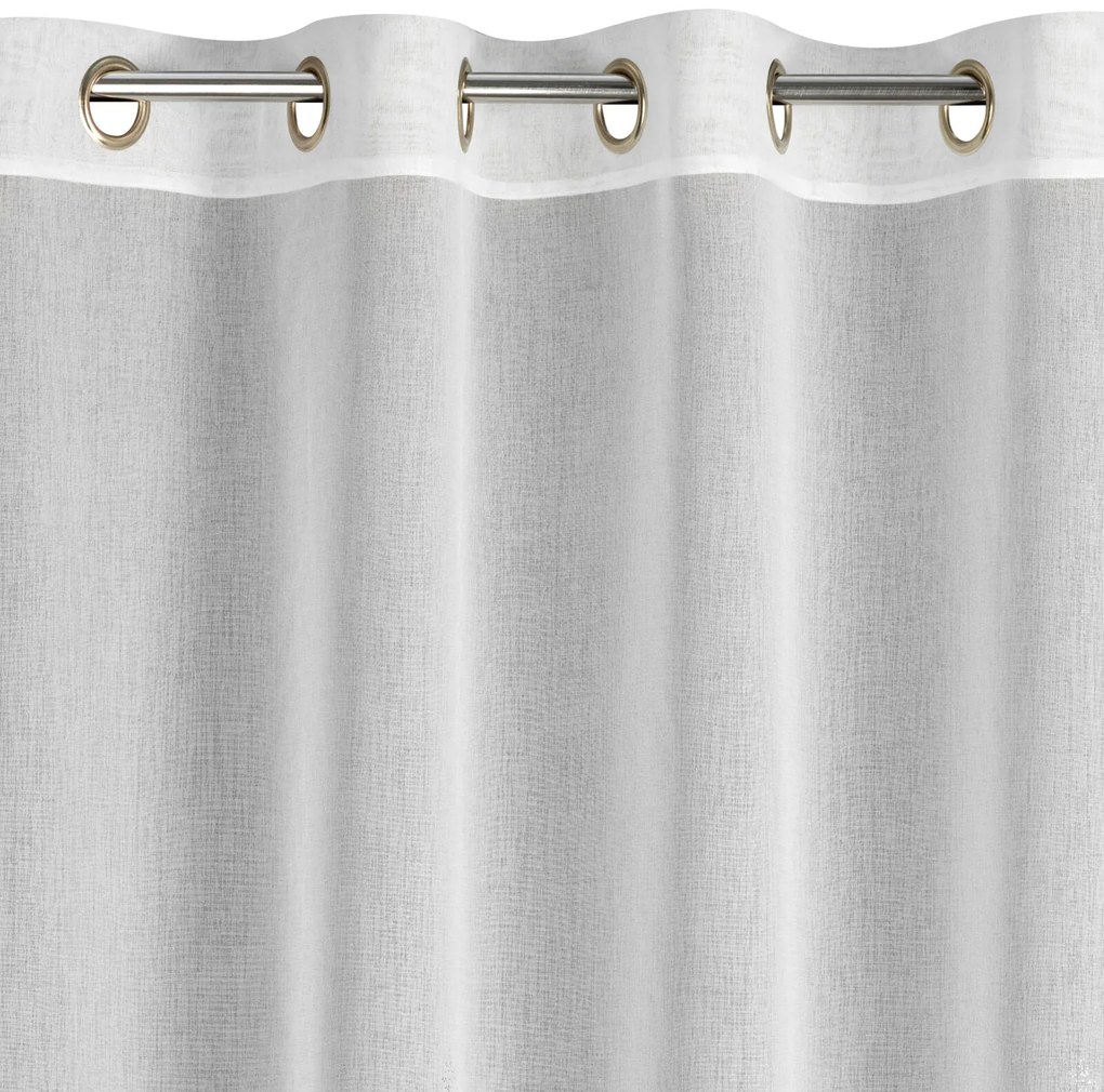 VIANOČNÁ ZÁCLONA NA KRÚŽKOCH ELSA 140X250 CM VZOROVANÁ