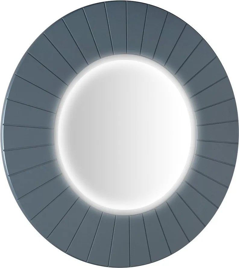 Sapho Sapho, LUMIRO STRIP guľaté zrkadlo s LED osvetlením v ráme, priemer 90cm, siena, LR950-4242S