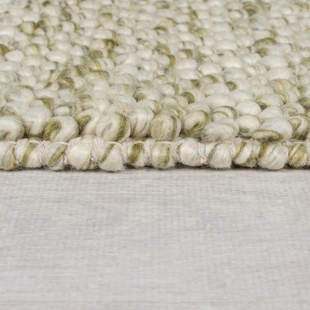 Ručne tkaný behúň Minerals Green, 60x230, zelená, chodba / predsieň, Flair Rugs