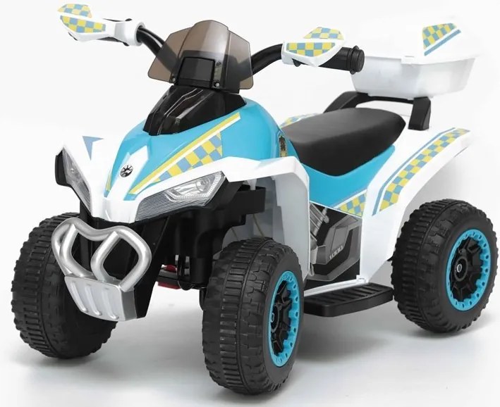 LEAN CARS Elektrická policajná štvorkolka GTS1188-A, biela