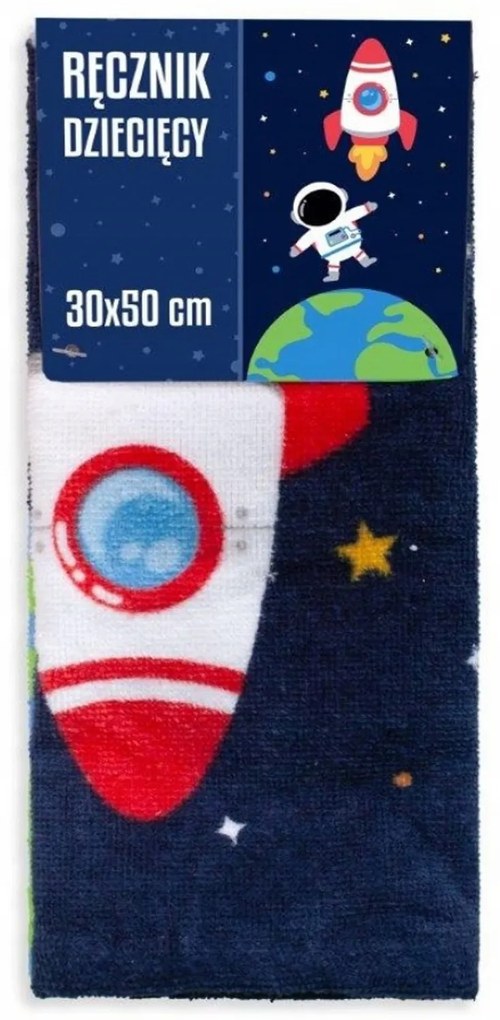 DETSKÝ FROTÉ UTERÁK COSMIC 30X50 CM VZOROVANÁ