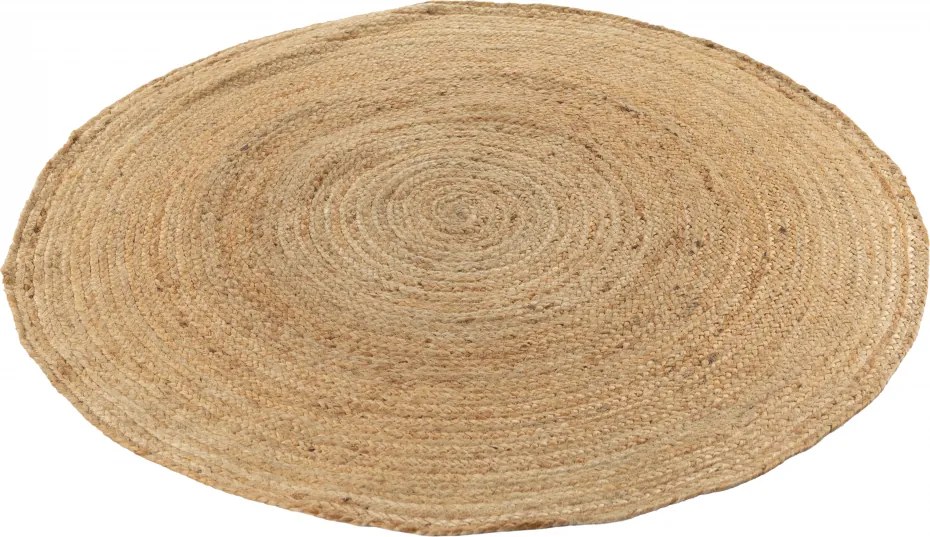 TA Koberec 704 HNEDÁ OKRÚHLA JUTA Rozmer: 100x100 cm