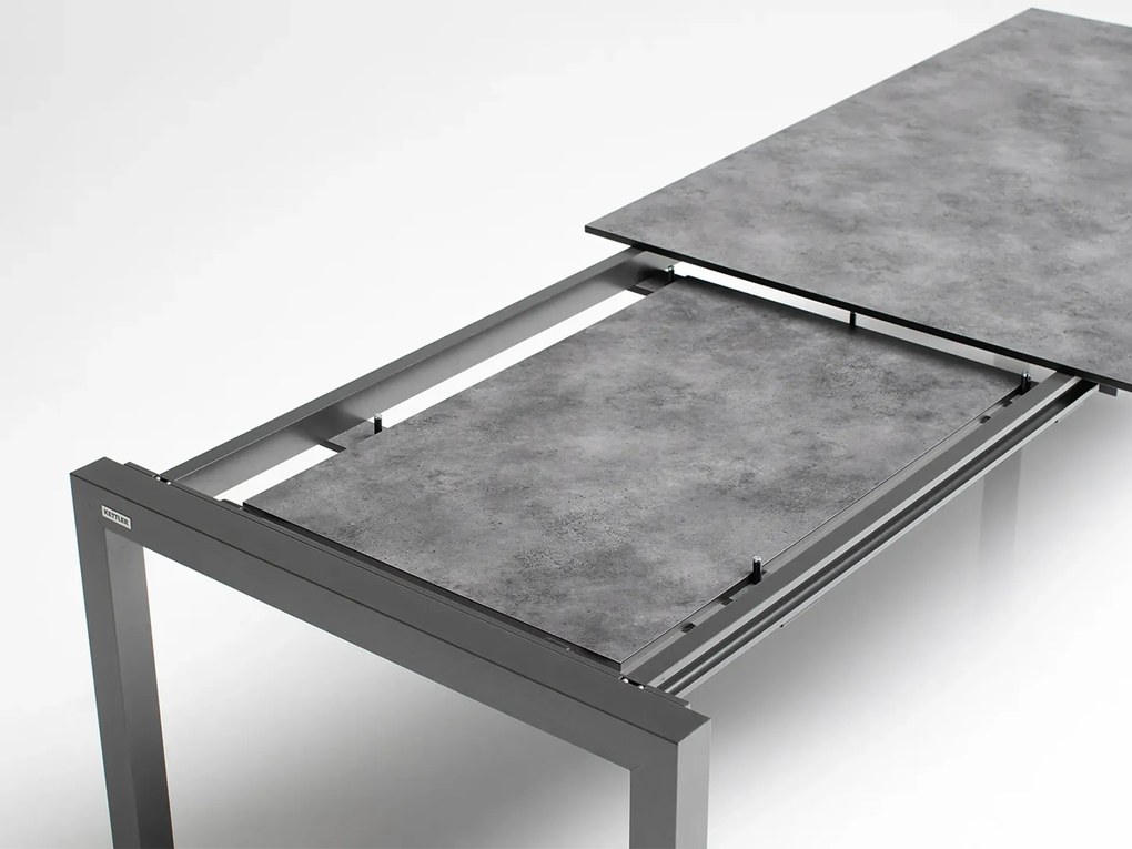HPL rozťahovací stôl antracit150/210x95 cm