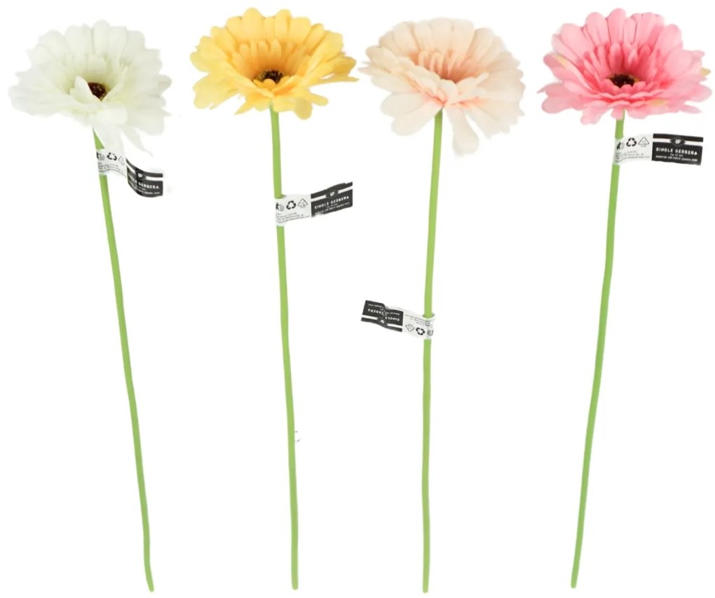 Umelá kvetina GERBERA 47 cm - viac farieb