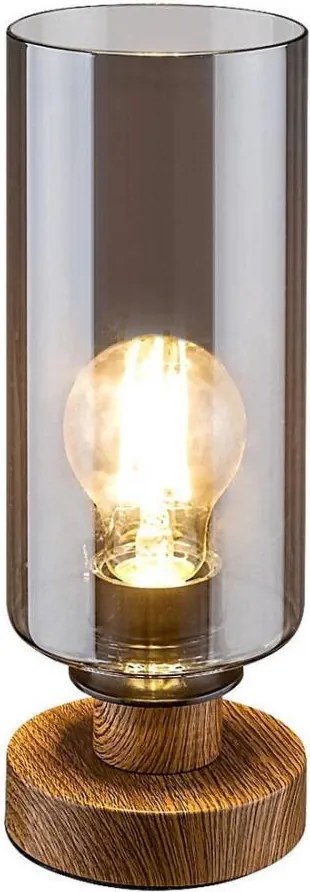 Rabalux 74120 - Stolná lampa TANNO 1xE27/25W/230V dub