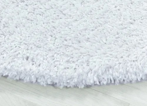 Koberce Breno Kusový koberec FLUFFY kruh 3500 White, biela,160 x 160 cm