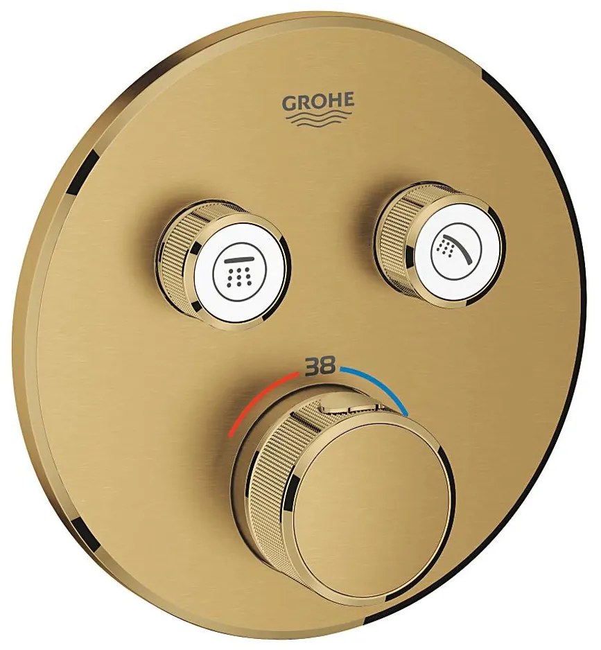 GROHE 29119GN0 – termostat na podomietkovú inštaláciu GROHTHERM SMARTCONTROL, zlatý
