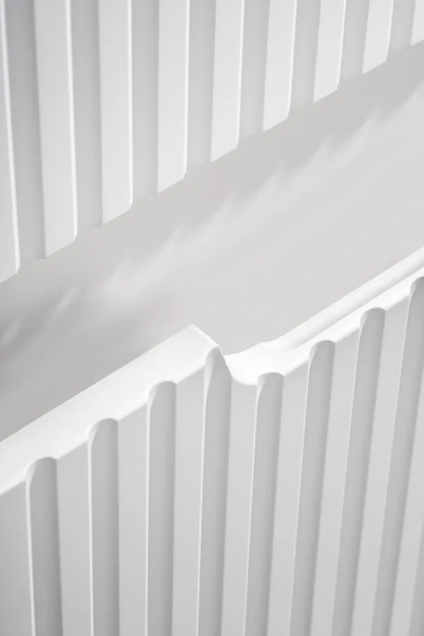 Závěsná skříňka pod umyvadlo Nova White I s deskou 80 cm bílá/dub coast evoke