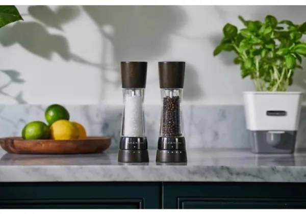 Cole&amp;Mason - Sada mlynčekov na soľ a korenie DERWENT 2 ks 19 cm buk/čierna