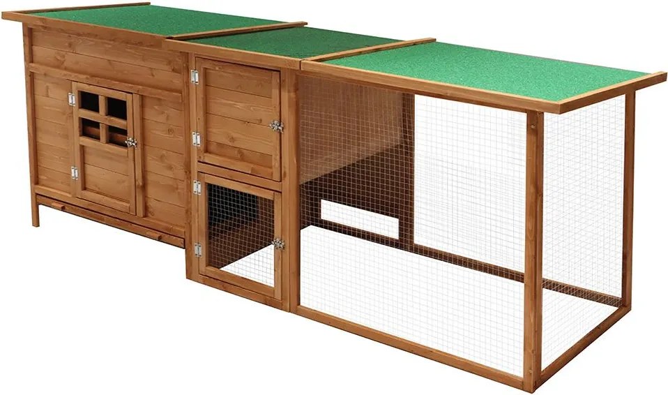 Kurník Avenberg IRIS 215 x 65 x 80 cm hnedý