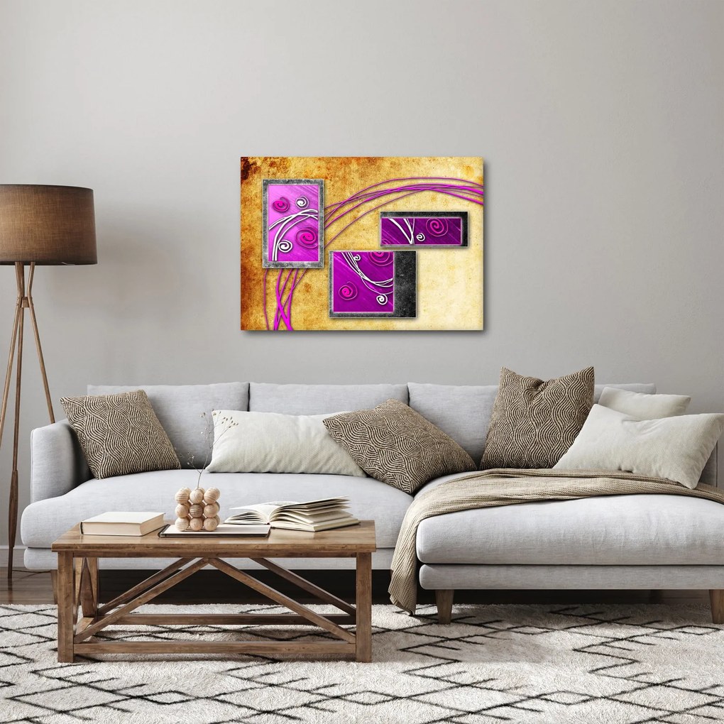 Obraz abstrakcie (70x50 cm)