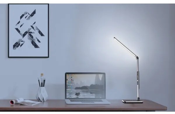 Immax 09105L - LED+CCT stmievateľná stolná lampa s bezdrôtovým nabíjaním Qi IDEAL 8,5W/230V